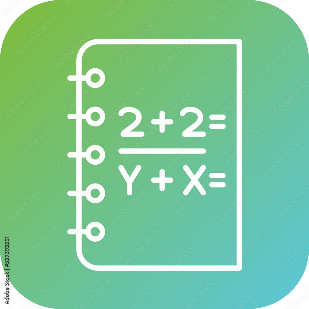 Mathematics Icon Style Mathematics Icon Style
