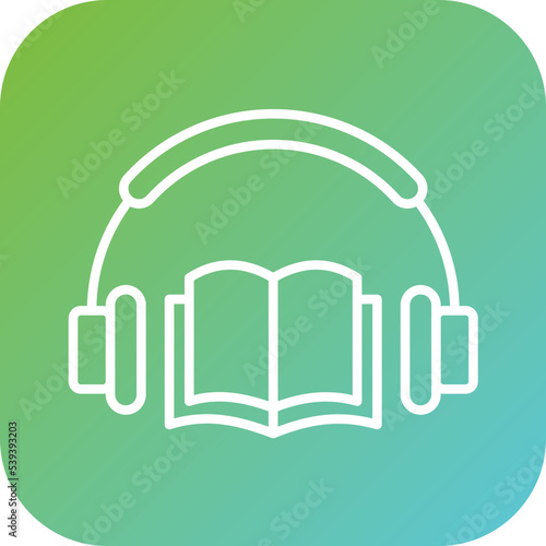 Audio Book Icon Style