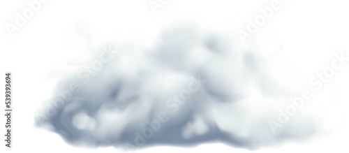 White Cloud  isolated on transparent background © olenago