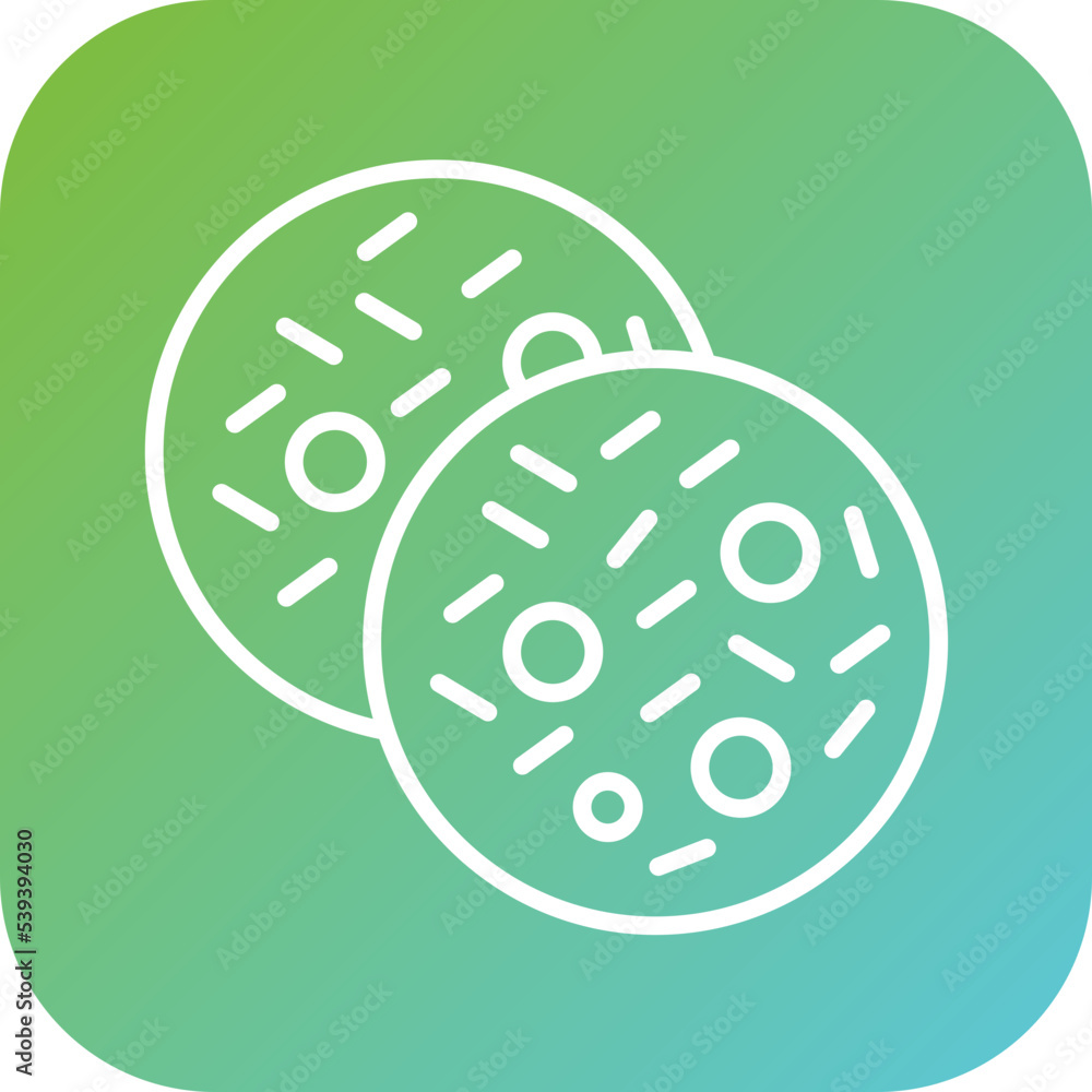 Obraz na plátně Cookies Icon Style