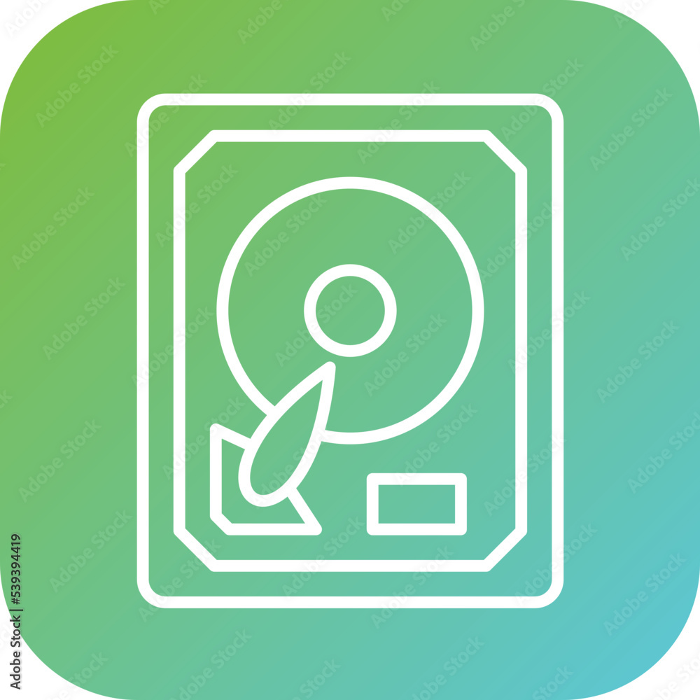 Hard Disk Icon Style Hard Disk Icon Style