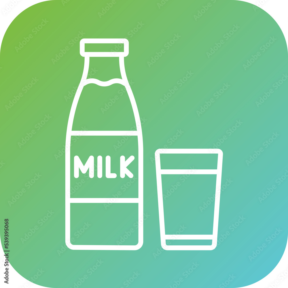 Milk Icon Style Milk Icon Style
