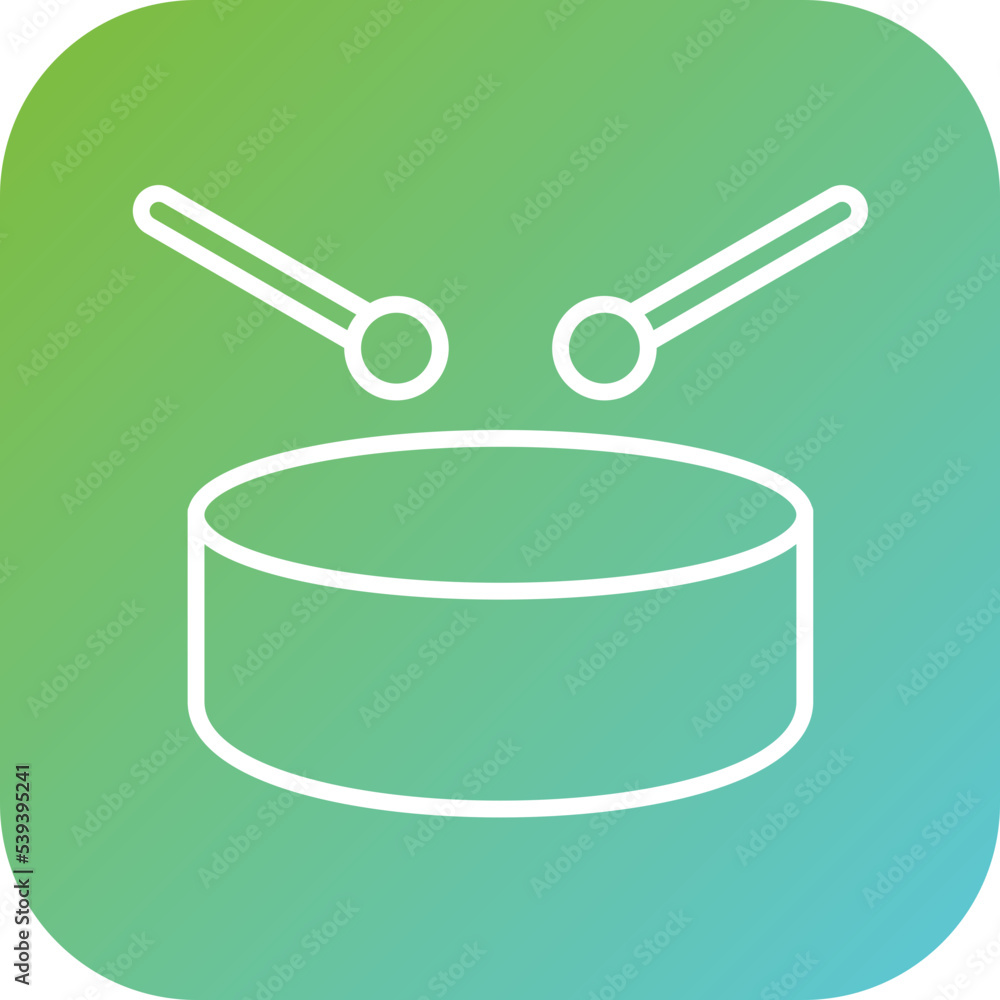 Drum Icon Style Drum Icon Style