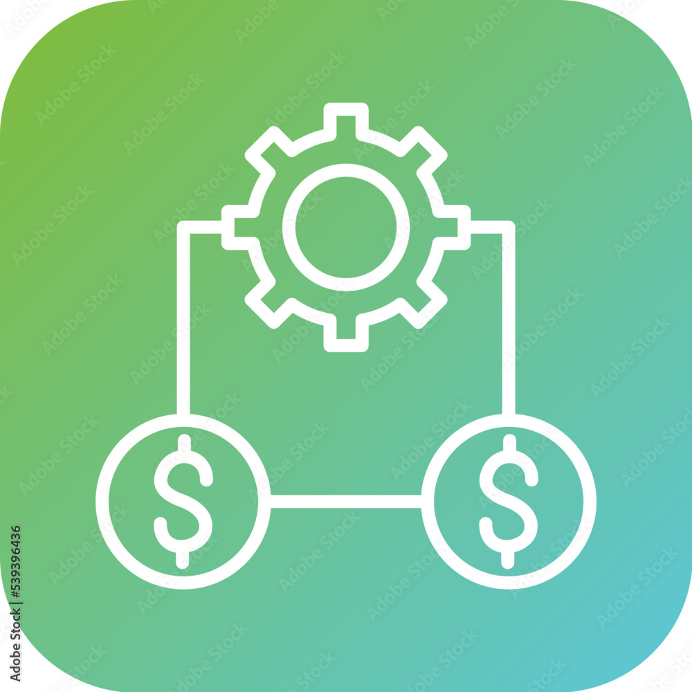 Money Management Icon Style Money Management Icon Style