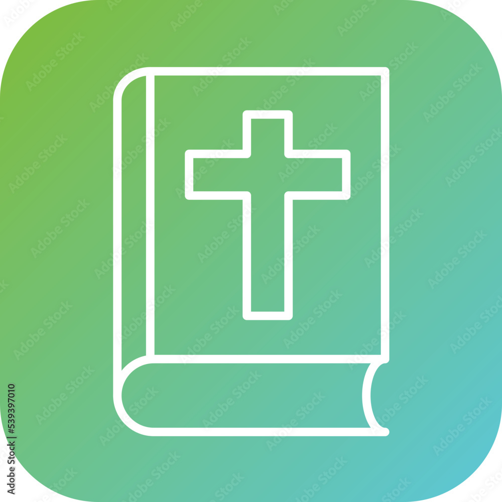Fototapeta premium Bible Icon Style