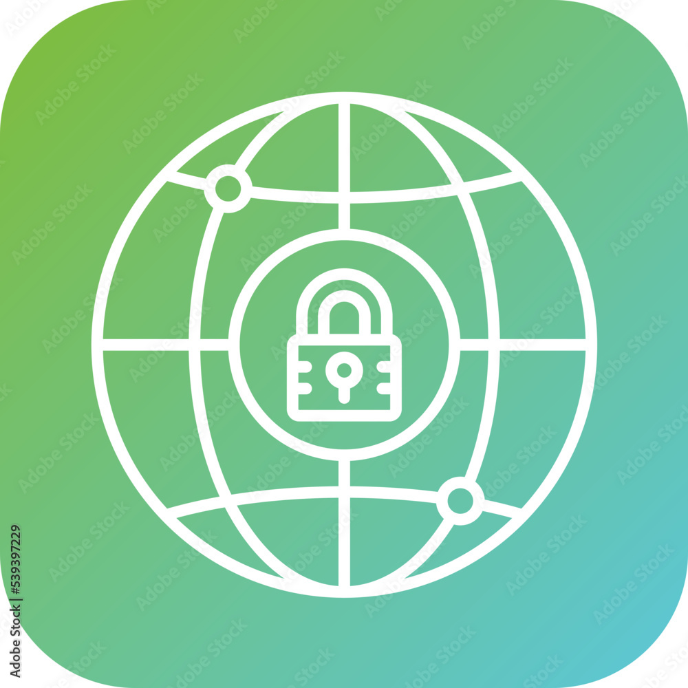 Security Network Icon Style Security Network Icon Style