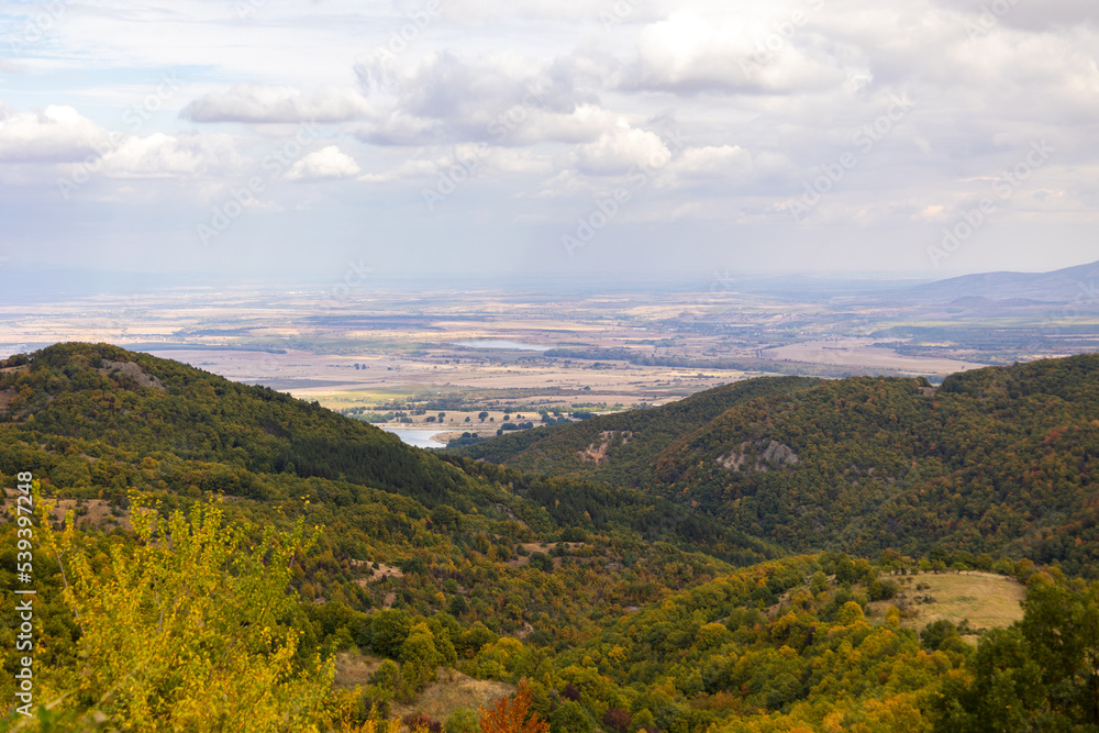 Fototapeta premium Bulgarian Rhodope mountains fall scene 