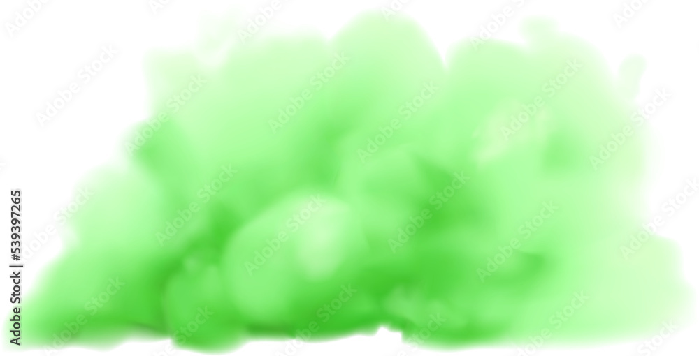 Foto Green realistic cloud