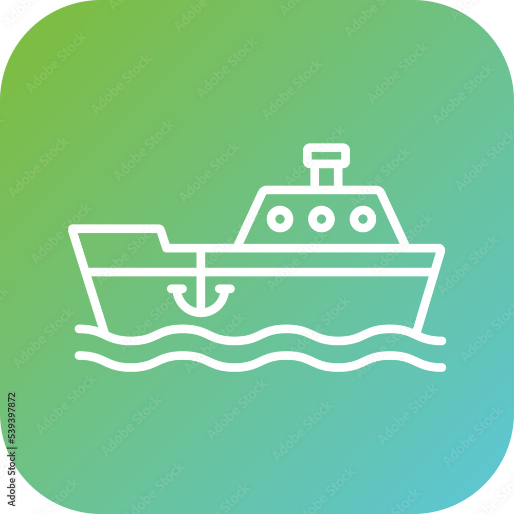 Commercial Fishing Icon Style Commercial Fishing Icon Style
