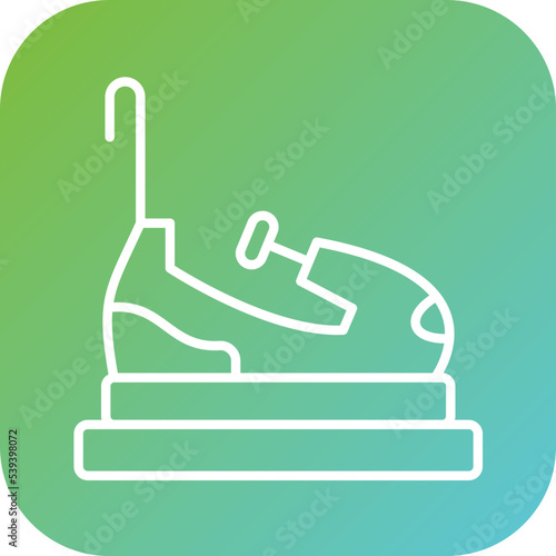 Bumper Cars Icon Style
