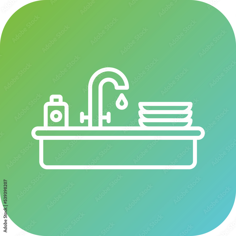Kitchen Sink Icon Style Kitchen Sink Icon Style