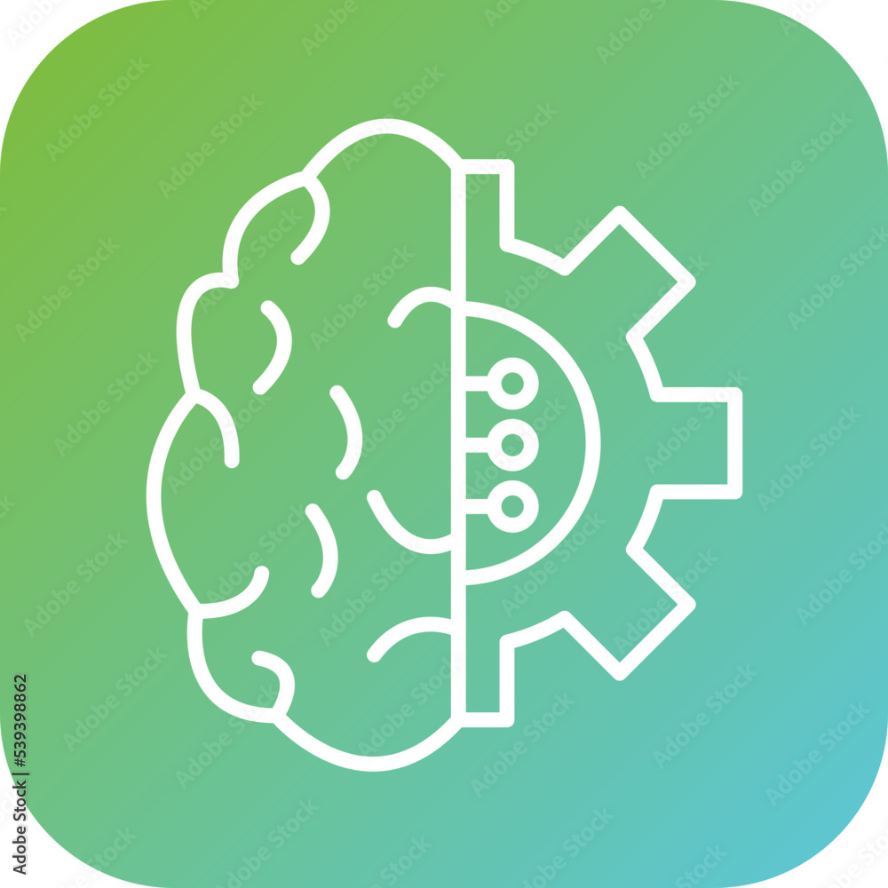 Machine Learning Icon Style Machine Learning Icon Style