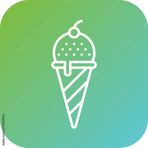Ice Cream Icon Style