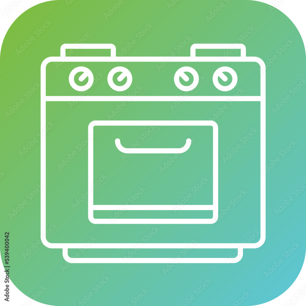 Gas Stove Icon Style Gas Stove Icon Style