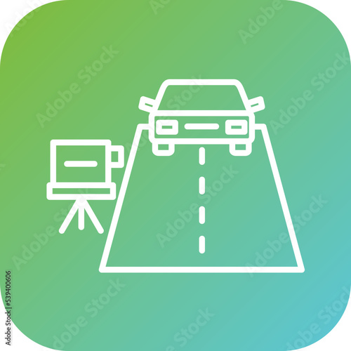Speed Trap Icon Style