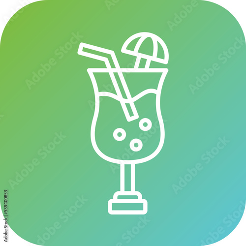 Pina Colada Icon Style