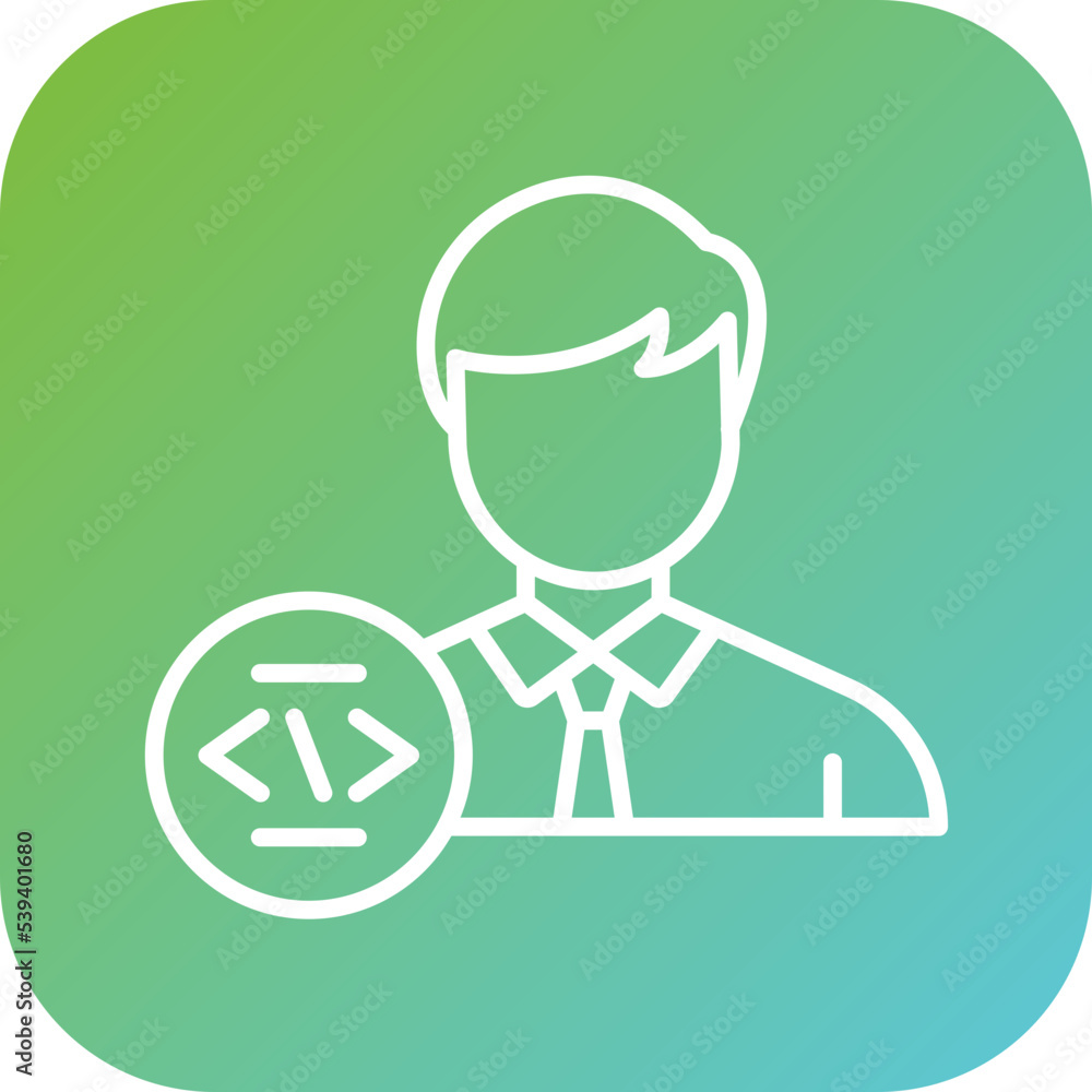 Programmer Icon Style Programmer Icon Style
