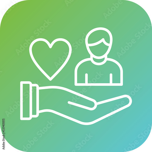 Help Children Icon Style