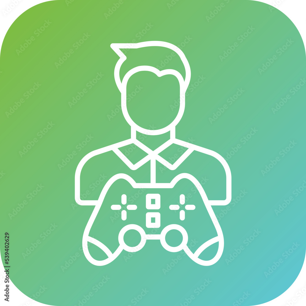 Obraz premium Gamer Icon Style