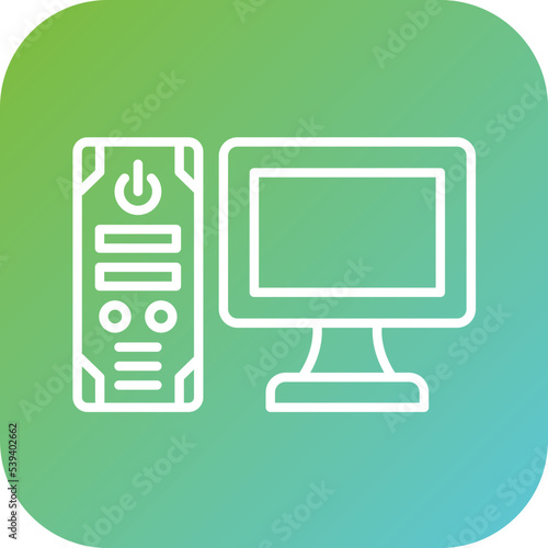 Gaming Pc Icon Style