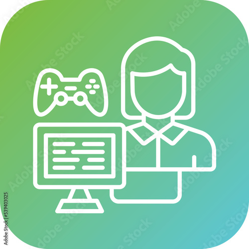 Game Modder Female Icon Style