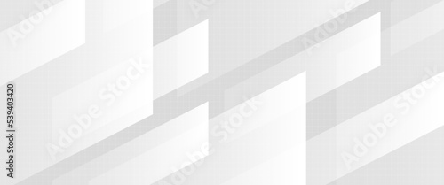 Abstract white gray vector background. Semi-transparent gradient rectangles texture