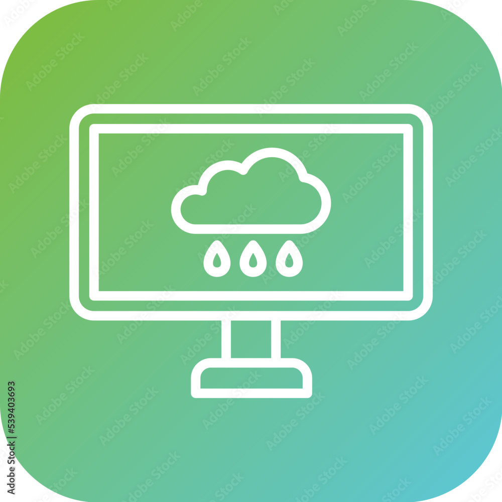 Weather News Icon Style Weather News Icon Style