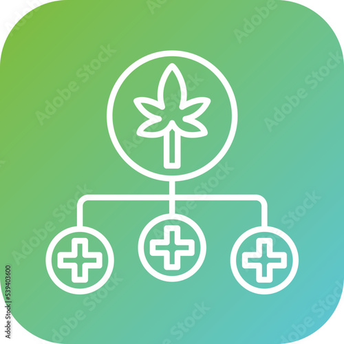 Cbd Benefits Icon Style