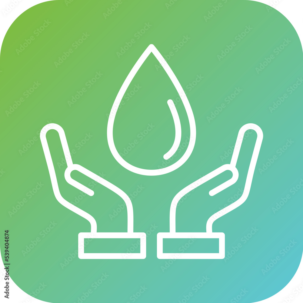 Save Water Icon Style Save Water Icon Style