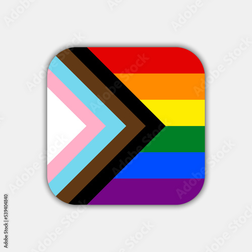 Free Download Ukraine, Zhytomyr October 19, 2022. New pride flag LGBTQ. Vector illustartion. - GFXLoad