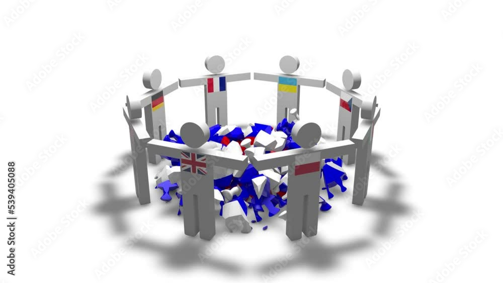 Loop 3d animation of a virus with the flag of Russia and a group of people who are fighting an international threat. The idea of Russia's military aggression against Ukraine and its consequences. Loop 3d animation of a virus with the flag of Russia and a group of people who are fighting an international threat. The idea of Russia's military aggression against Ukraine and its consequences.