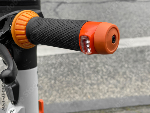 Fotografie Blinker an einem E-Scooter