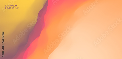 Abstract background with dynamic effect. Creative design poster with vibrant gradients. Vector illustration for advertising, marketing, presentation. Mobile screen.