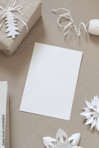 Christmas Mockup Art Print Decoration 