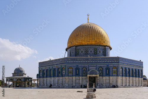 Jerusalem, Israel - October 17, 2022: The Temple Mount in Jerusalem Old City