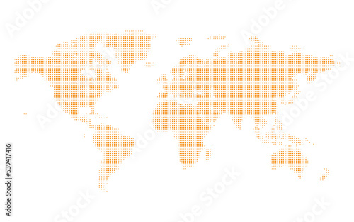 A square-shaped world map background