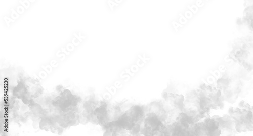 Stampa su tela floating white fog effect