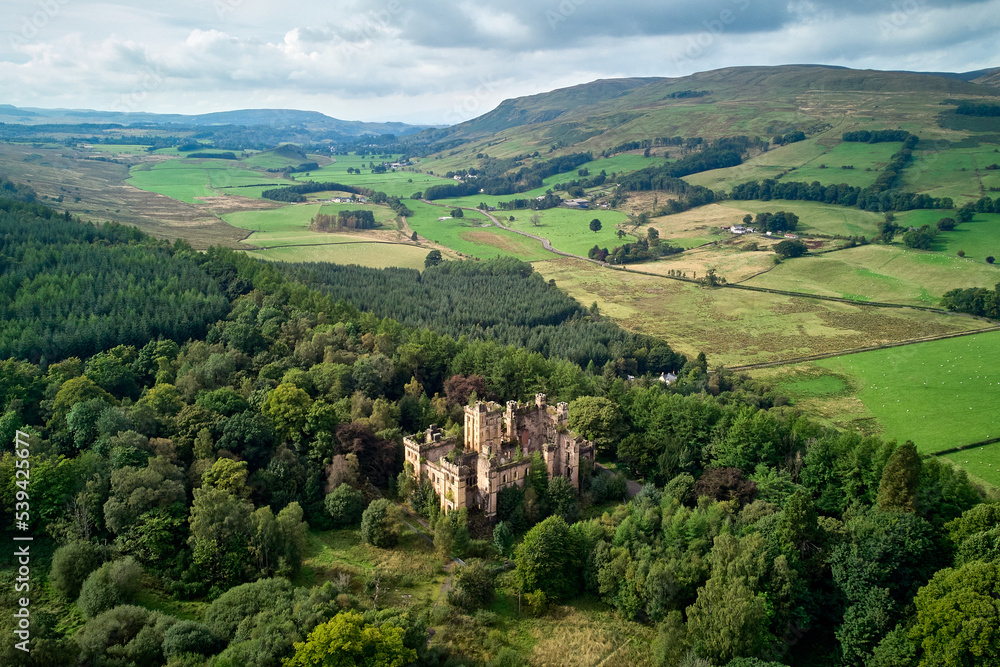 Lennox Castle from the air Lennox Castle from the air