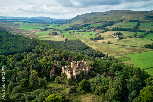 Lennox Castle from the air