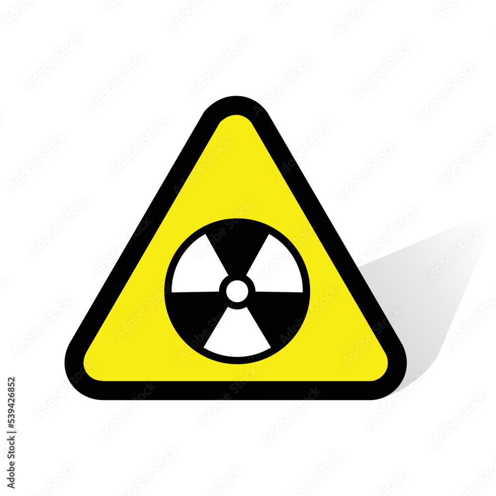 Fototapeta premium radio active sign