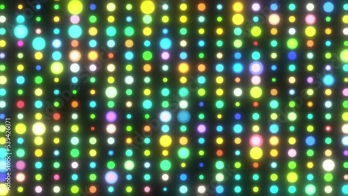 Wallpaper Mural Colorful Light background - Multicolored pulsing dots of light.
 Torontodigital.ca