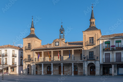Town hall of the medieval city of El Burgo de Osma in Soria (Spain)