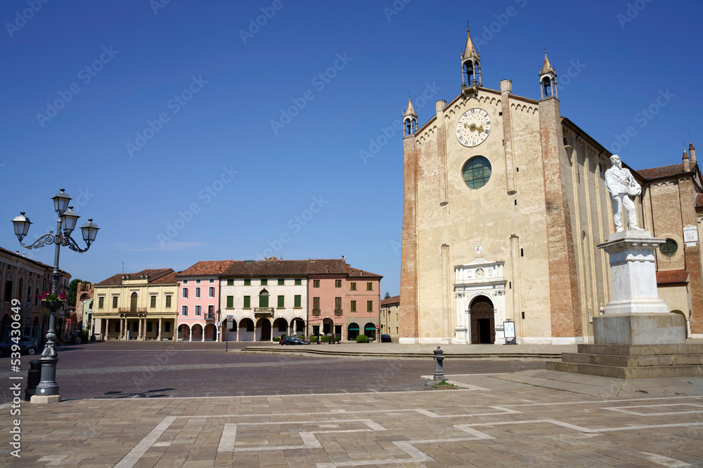 Historic church of Montagnana, Italy