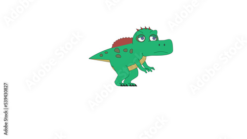 Dinosaur Gigantosaur Puppet for Character Animator