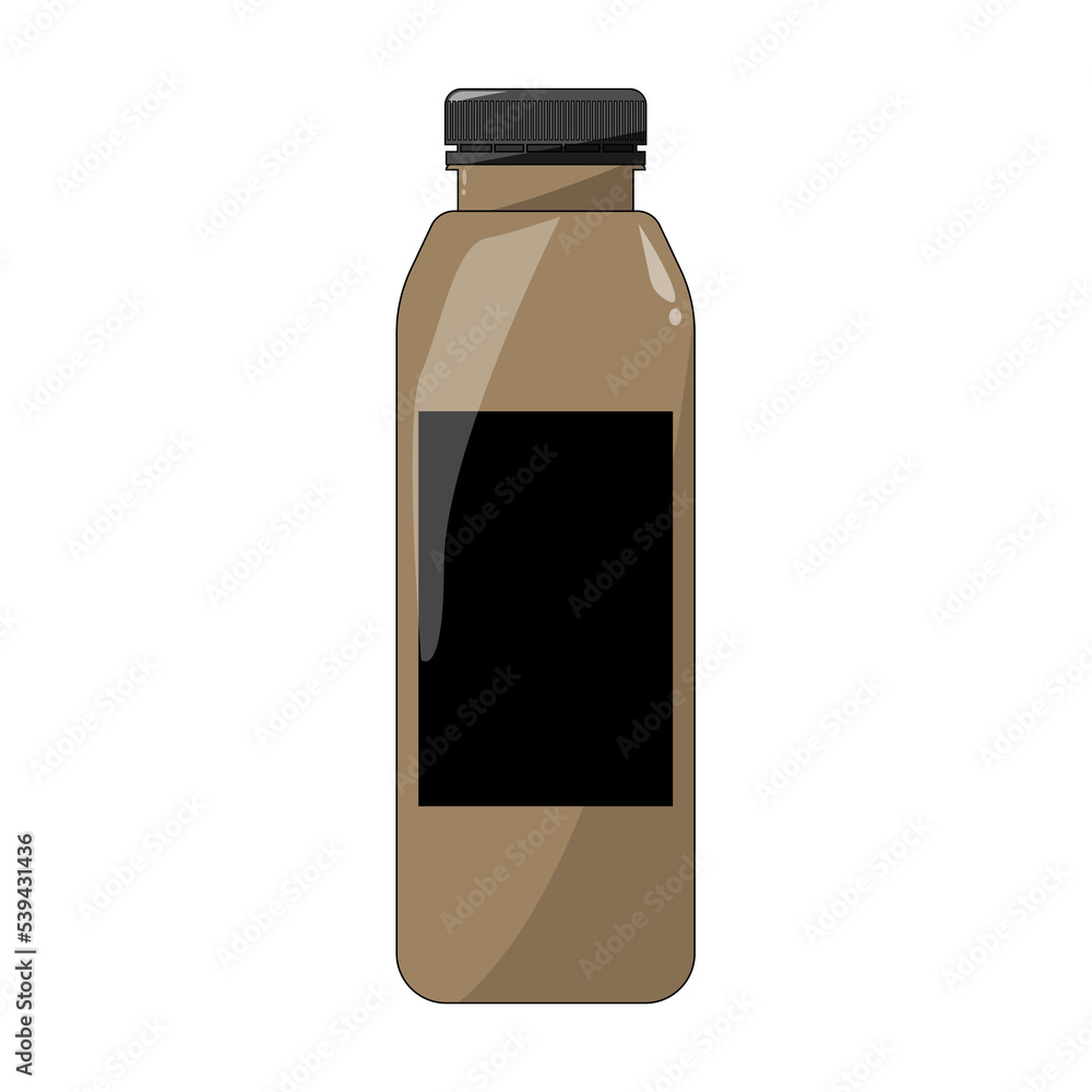 coffee milk bottle 500ml png