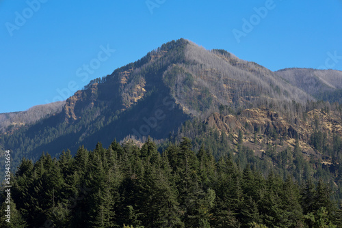 Mountains off of Columbia River gorge