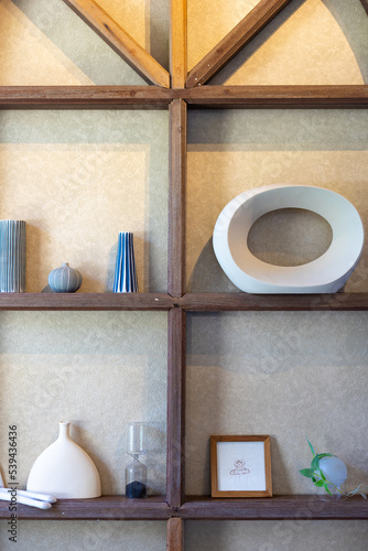 shelf with shelves
