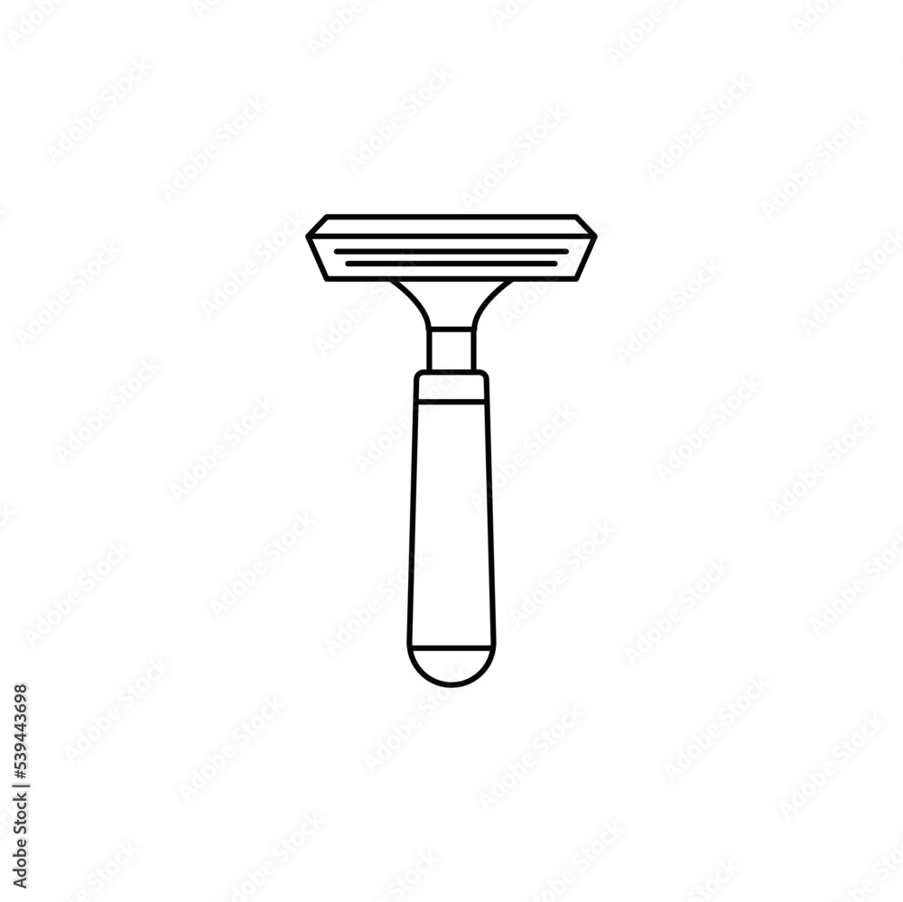 Razor shaver icon in line style icon, isolated on white background Razor shaver icon in line style icon, isolated on white background