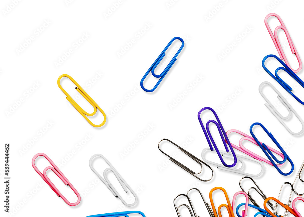 Colorful paper clips Colorful paper clips