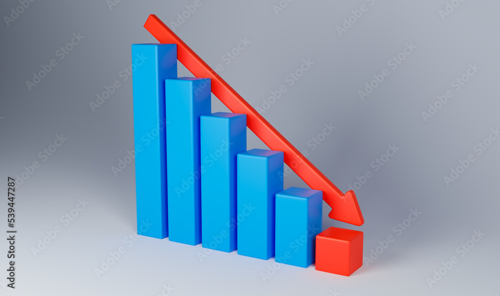 Data analytics. A forecast schedule of future income or revenue based on the collected statistical data. 3D rendering Data analytics. A forecast schedule of future income or revenue based on the collected statistical data. 3D rendering